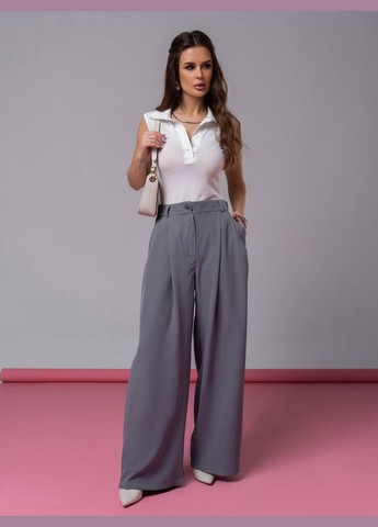 Брюки 14442 серые ISSA PLUS (301037070)