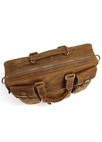 Сумка Чоловіча У Вінтажному Стилі Коричнева Seli Vintage (392700481)