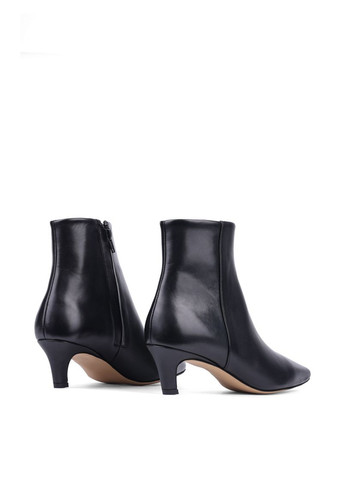 Осенние женские ботинки 549t10aa черная кожа Bibi Lou