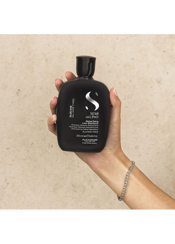 Шампунь для всіх типів волосся Semi Di Lino Sublime Detoxifying Low Shampoo 250ml (1331066-12958989) Alfaparf (368640137)