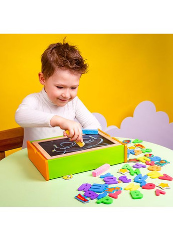 Магнитный набор 2 в 1 Азбука и математика (VT5411-17) Vladi toys (323098958)