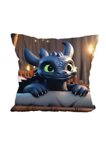 Подушка Беззубик Как укротить дракона двухсторонняя см (p0804) No Brand (327004685)