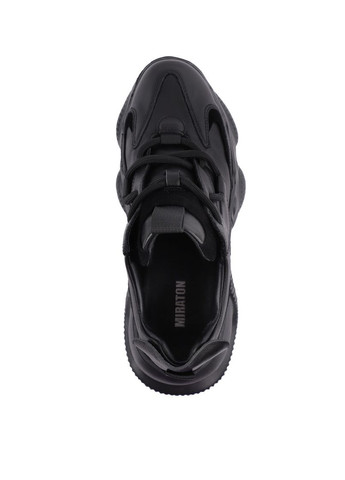 Чорні осінні жіночі кросівки xh1983-212 білий шкіра MIRATON