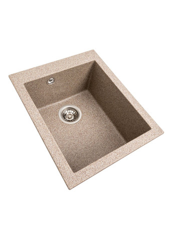 Гранитная мойка для кухни 4150 SOKIL матовая (карамель) Valeso (358059126)
