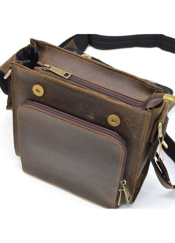Мужская кожаная сумка через плечо 26х22х6 см TARWA (315872768)