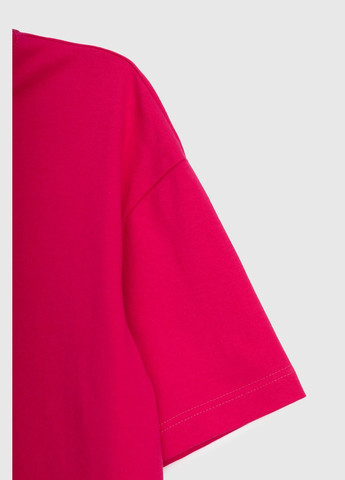 Костюм однотонный женский CTM WBC02312 футболка + шорты Малиновый shop (2000989912385) LAWA (339042070)