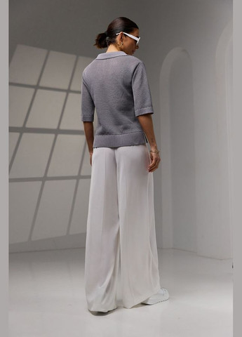 Жіноче ажурне поло із бавовняної пряжі (2729) Triko Bakh (334710332)