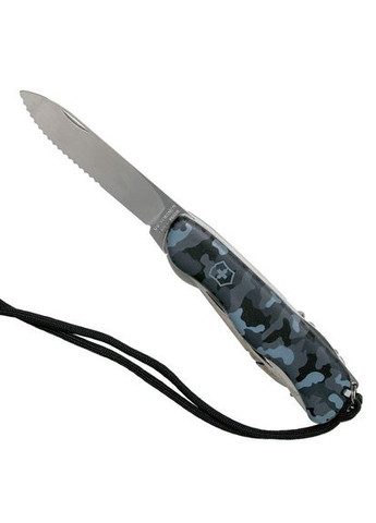 Комплект ножа Skipper Navy Camouflage 0.8593.W942 + Кожаный чехол + Фонарь Victorinox (317303717)