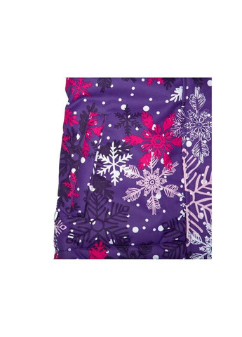 Комбинированная зимняя куртка alondra 18420030 лилoвый с принтом 98 (4741632029736) Huppa