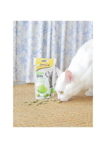 Лакомство GrasBits для кошек, таблетки с травой, 65 шт, 40 г GimCat (331651902)
