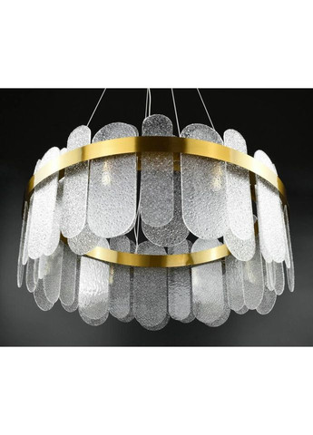 Люстра підвісна на 8 лампочок 26858 Латунь 40-200х60х60 см. Sunnysky (335974754)