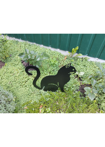 Фігура з металу для клумби Кіт №2 No Brand (368896451)