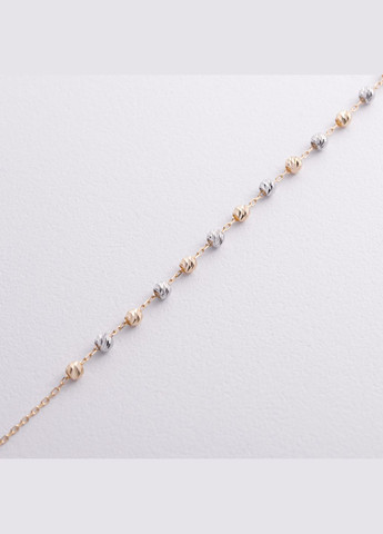 Браслет Кульки (жовте, біле золото) б05721 17 17 Oniks (348830261)