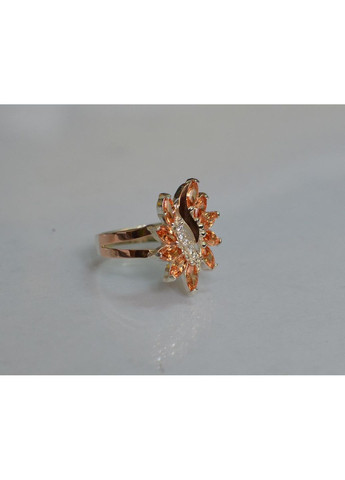 Срібна каблучка з золотими вставками Silver Style (367113072)