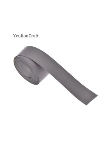 Светоотражающая лента на одежду 2 см на 5 м серый Jannet Стрічка (318172839)