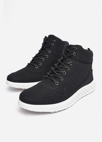 Черевики чоловічі демісезонні чорного кольору Let's Shop (302672266)