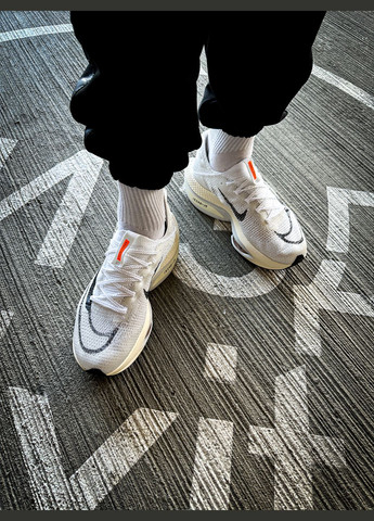Білі Осінні кросівки чоловічі і жіночі nike air zoom alphafly next 2 white | найк аір зум білі No Brand