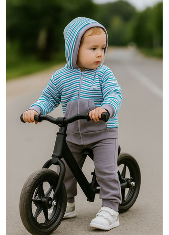 Сірий дитячий спортивний костюм (утеплений) на 3,4 роки 104 Kids