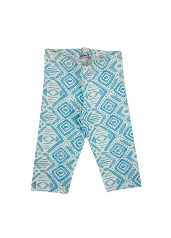 Белый летний костюм, ст. 656, орнамент/цветы, 98 см, 3 года Balloon chic