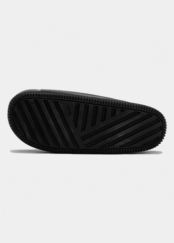 Черные мужские тапочки оригинал calm slide fd4116-001 Nike