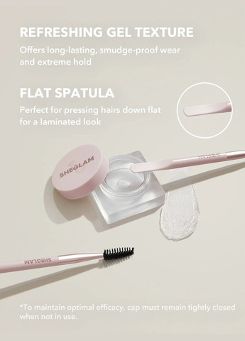 Фіксуючий гель для брів + щіточка Set Me Up Brow Hold-Crystal Clear Sheglam (311666045)