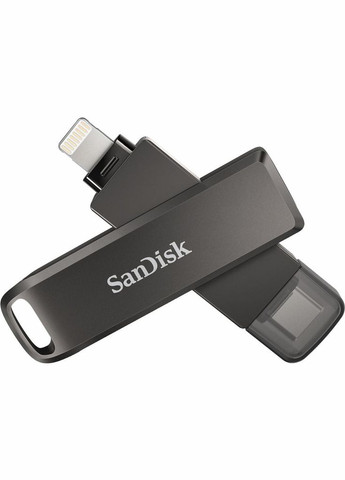 USB флеш накопичувач 64GB iXpand Drive Luxe TypeC / Lightning (SDIX70N-064G-GN6NN) SanDisk 64gb ixpand drive luxe type-c / lightning (268145123)