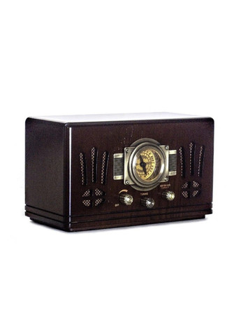 Ретро радіо програвач Daklin Де Голль AM/FM,MP3/ USB/ SD дерево Горіх (RP-057) No Brand (332635789)