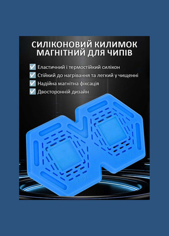 Килимок силіконовий TE-720 для ремонту BGA, реболінгу процесорів, мікросхем, магнітний Зелений TELIJIA (325432662)