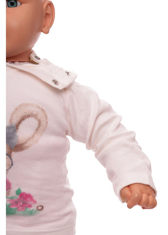 Червоний зимній костюм з довгим рукавом для дівчинки трава зайчик червоний 80 см (29104) BABYKROHA