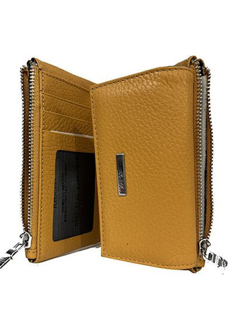 Гаманець жіночий шкіряний жовтий 1205-56 Karya (336377958)