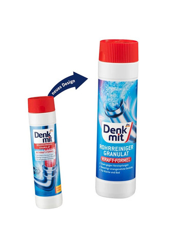 Средство для прочистки труб гранулы, 600 г – эффективное устранение засоров Denkmit (361075119)