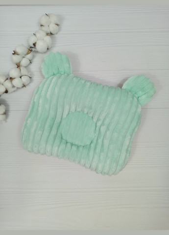 Подушка дитяча ортопедична a.l.babybox Панди в листі 24x32 М'ятний No Brand (315488129)