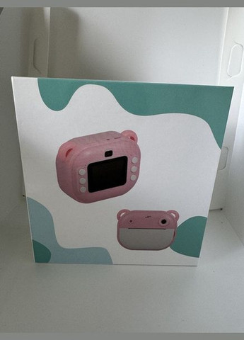 Дитяча цифрова фотокамера миттєвого друку з термопринтером ТОРА 12Мп ТFT екран / карта пам'яті Рожевий No Brand (317223312)