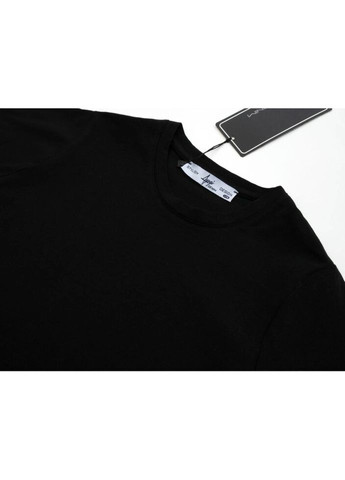 Чорна демісезонна футболка дитяча базова (4155-152b-black) A-yugi