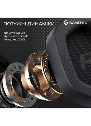 Гарнитура Genesis Hunter Черный (HS1350B) GAMEPRO (395234685)