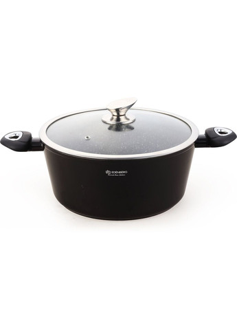 Уникальный набор посуды из нержавеющей стали с мраморным покрытием EB 5611 15 предметов Edenberg (350348985)