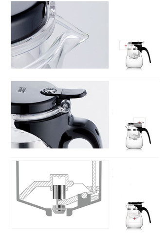 Чайник-заварник Sama Doyo A-12, 600 мл SAMADOYO (305079705)