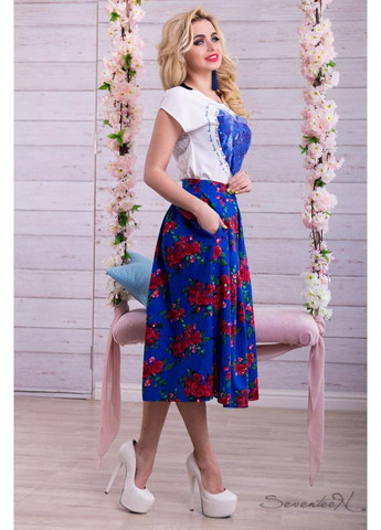 Синяя юбка 617.1337+а Seventeen