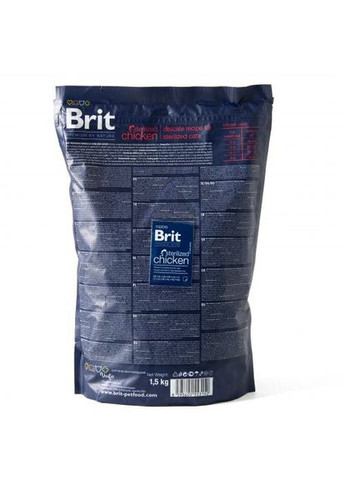 Сухой корм Cat by Nature Sterilised для стерилизованных кошек, с курицей, 1500 г Brit Premium (362701013)