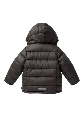 Коричневая зимняя куртка зимняя на мальчика графитовый (0076) Quadri foglio GAO
