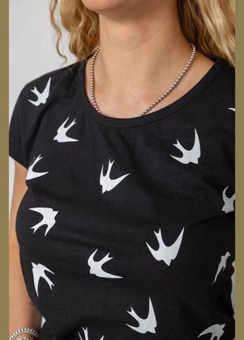 Футболка жіноча з принтом, колір білий, Ager - (325216445)