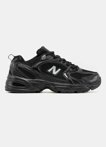 Чорні Осінні кросівки чоловічі і жіночі new balance 530 black | нью беланс 530 чорні No Brand