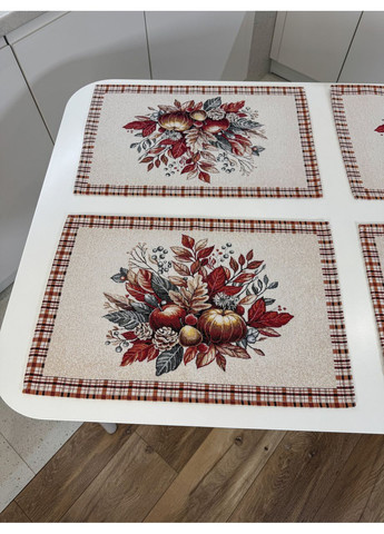 Сервірувальні серветки гобеленові, декоративна серветка No Brand (360890000)