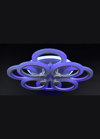 Люстра світлодіодна стельова LED світильник для квартири на стелю лед з пультом 25961 Білий 11х45х54 см. Sunnysky (364497969)