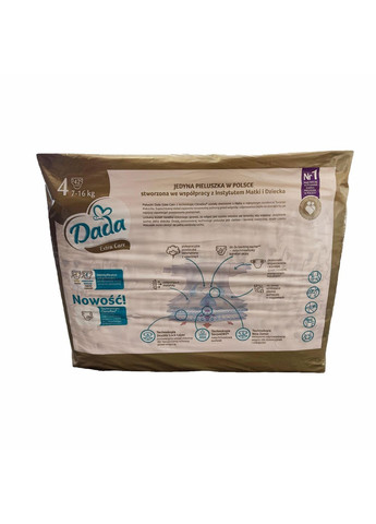 Подгузники Extra Care 4 Maxi 7-16 кг 126 шт 3 уп Dada (369458307)