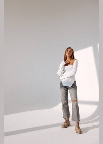 Кофта в рубчик з гарним вирізом Україна (327880210)