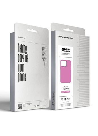 Чехол для мобильного телефона (ARM80192) ArmorStandart ICON2 MagSafe Apple iPhone 16 Pro Light Purple (326596538)