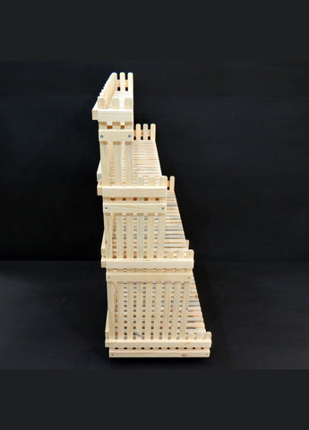 Подставка для цветов из дерева Албуфейра 100 на колёсиках бланже (ЦВТ-119601) No Brand (328227466)