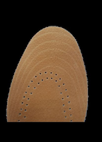 Устілки шкіряні для класичного взуття коричневі універсального розміру 40-44 No Brand (314872868)