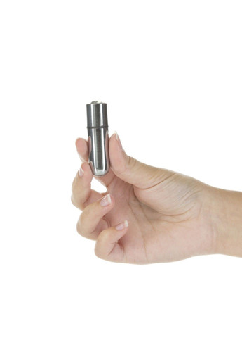 Віброкуля First-Class Bullet 2.5″ with Key Chain Pouch, Silver, 9 режимів вібрації PowerBullet (316231708)